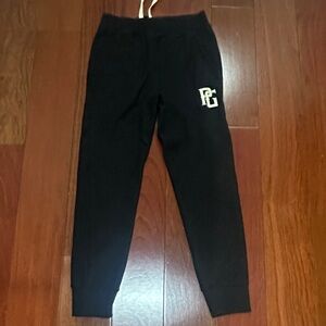 Black PG Logo Men's Jogger Sweatpants